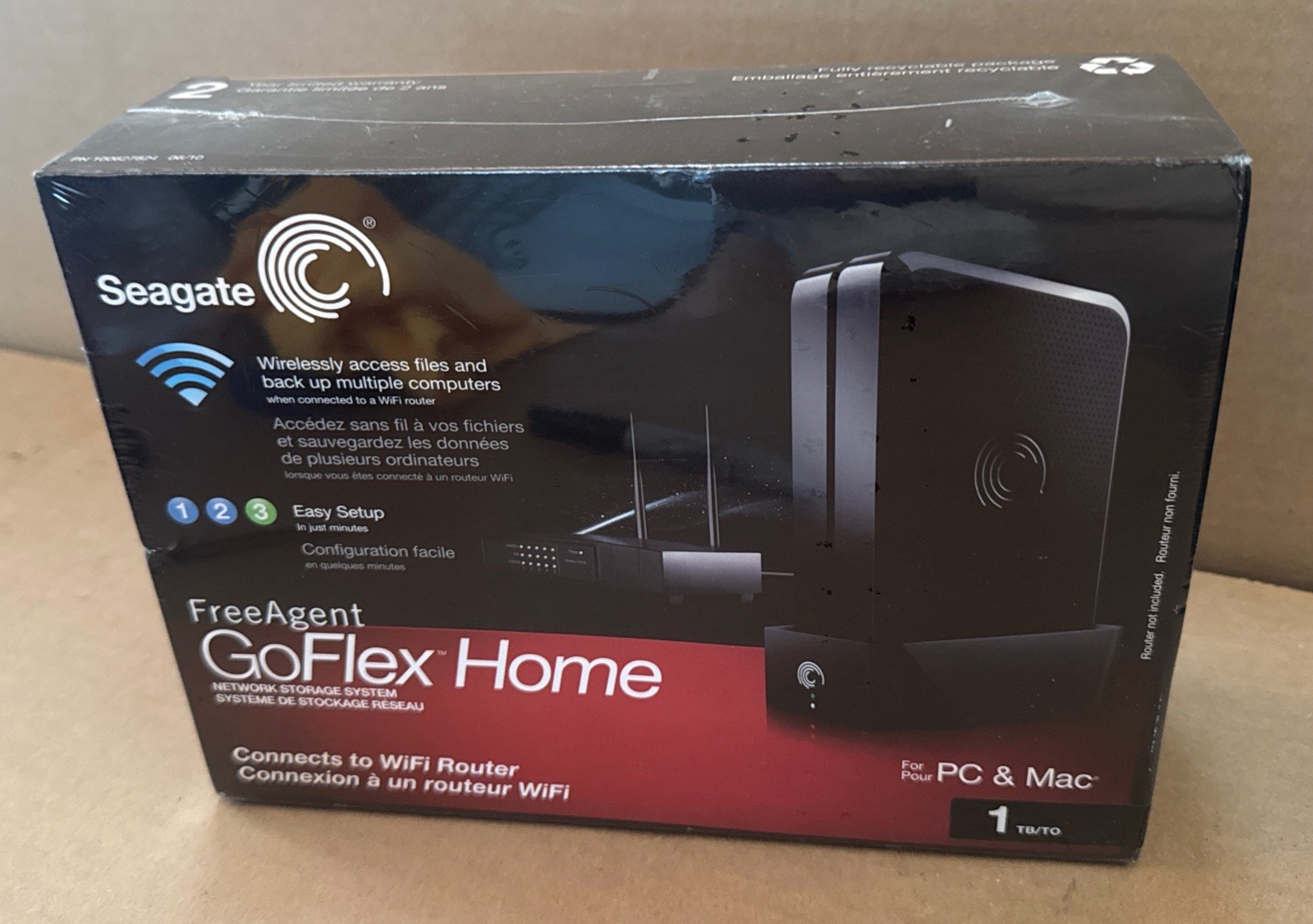 Seagate FreeAgent GoFlex Home 1TB Network Storage System New