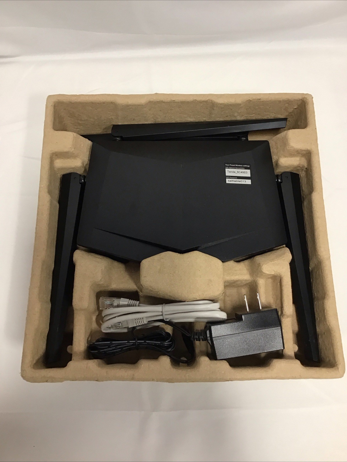 Tenda AC6 AC1200 Smart Dual Band 867 Mbps 3 Port Wireless Router