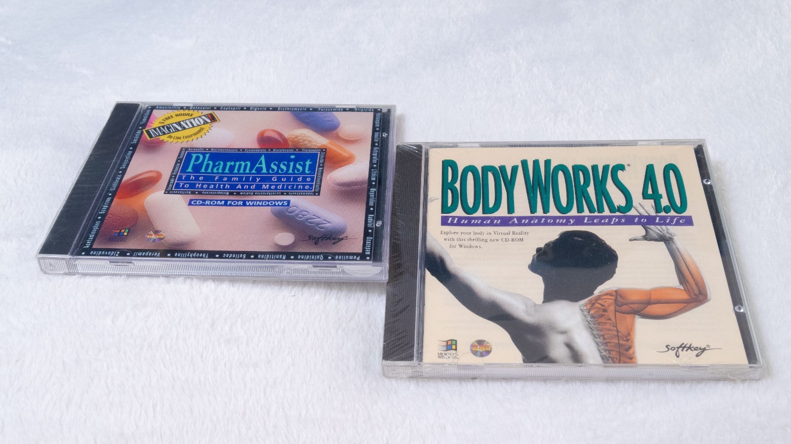BodyWorks 4.0 and PharmAssist 1.0 (PC, CD-ROM, 1993-1995)