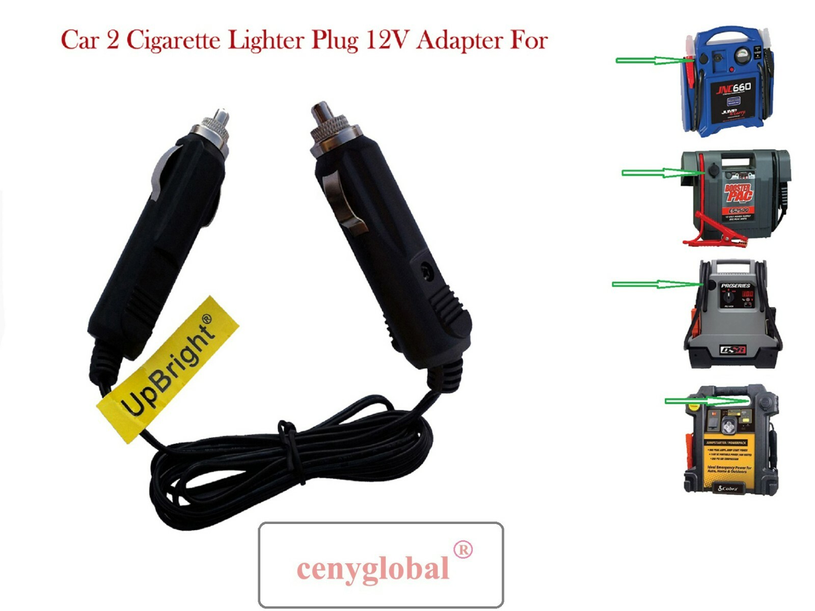 AC Adapter For Booster PAC 1500 3000 Peak Amp 12 Volt Jump Starter Power Supply