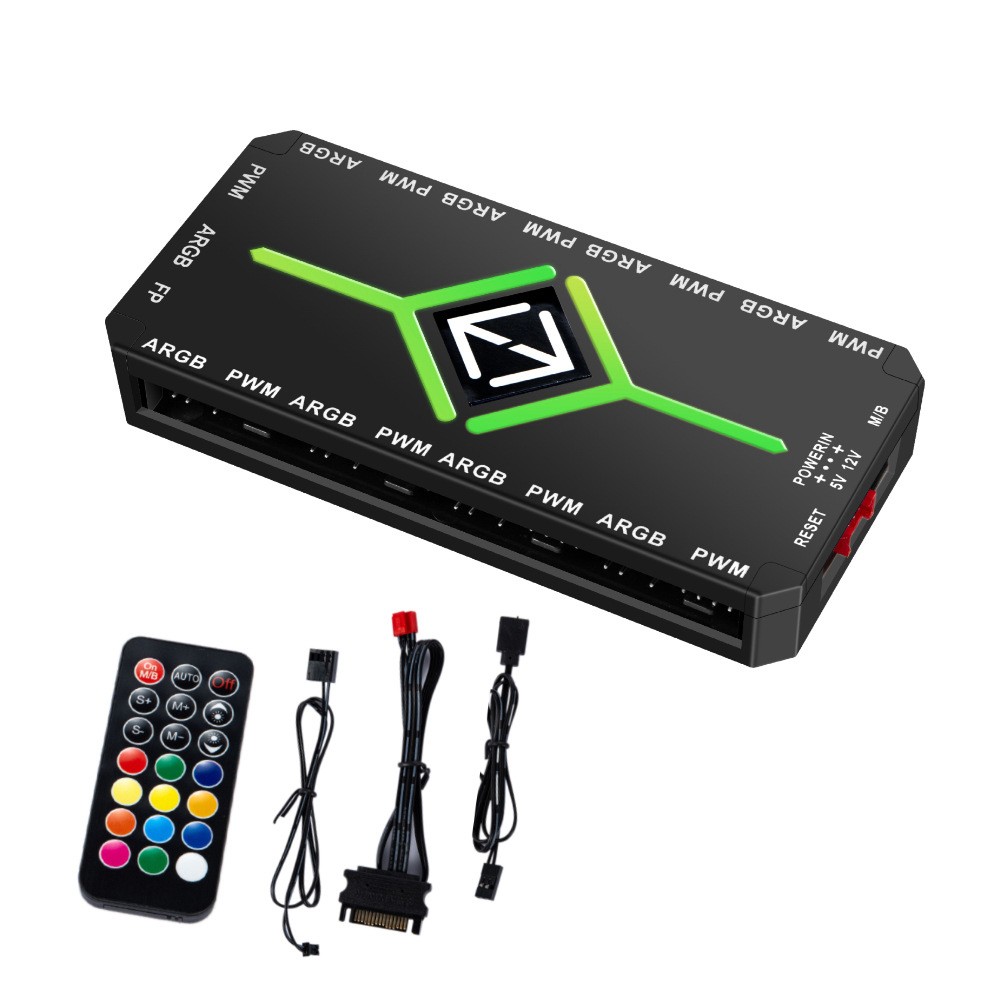 Portable Stylish Customizable Energy-Saving 3-in-1 Hub with AURA Sync Controller