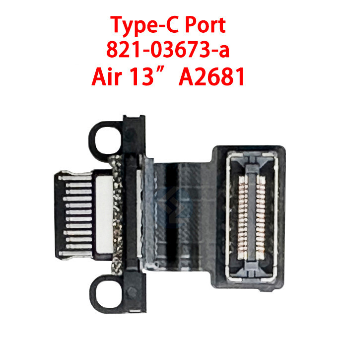 NEW Black Charing Port USB-C Flex Cable 821-03673-A Macbook Air 13" A2681 2022