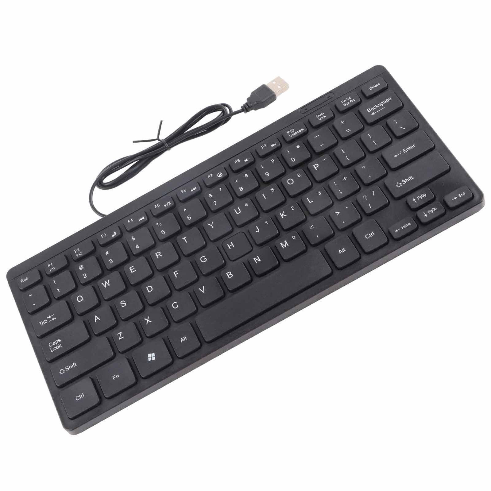 K1000 Portable Mini Keyboard, USB Wired & Multimedia Kaypad, Compact LapAcces...