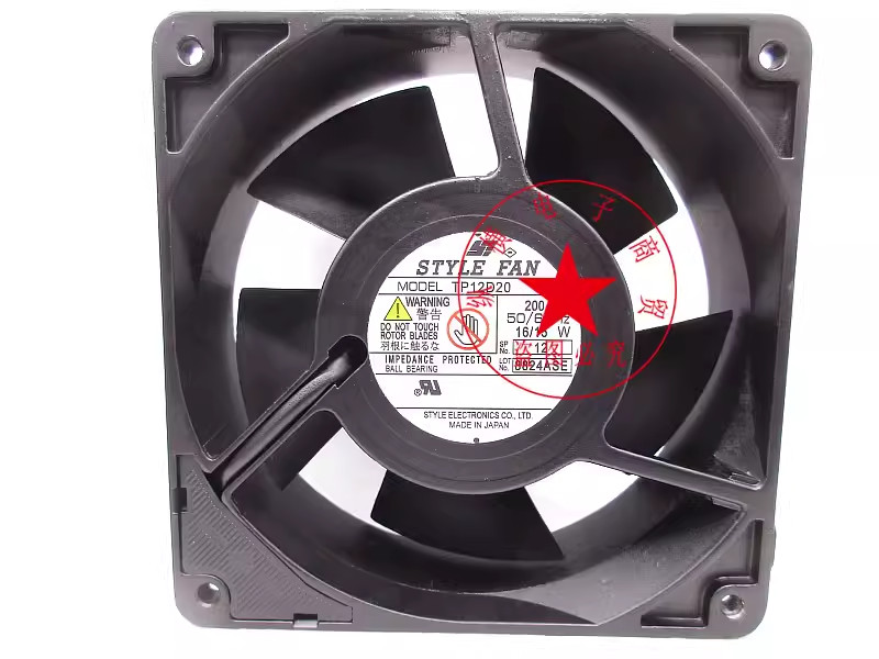 1PC STYLE FAN TP12D20 200V 16/15W all metal high-temperature resistant fan