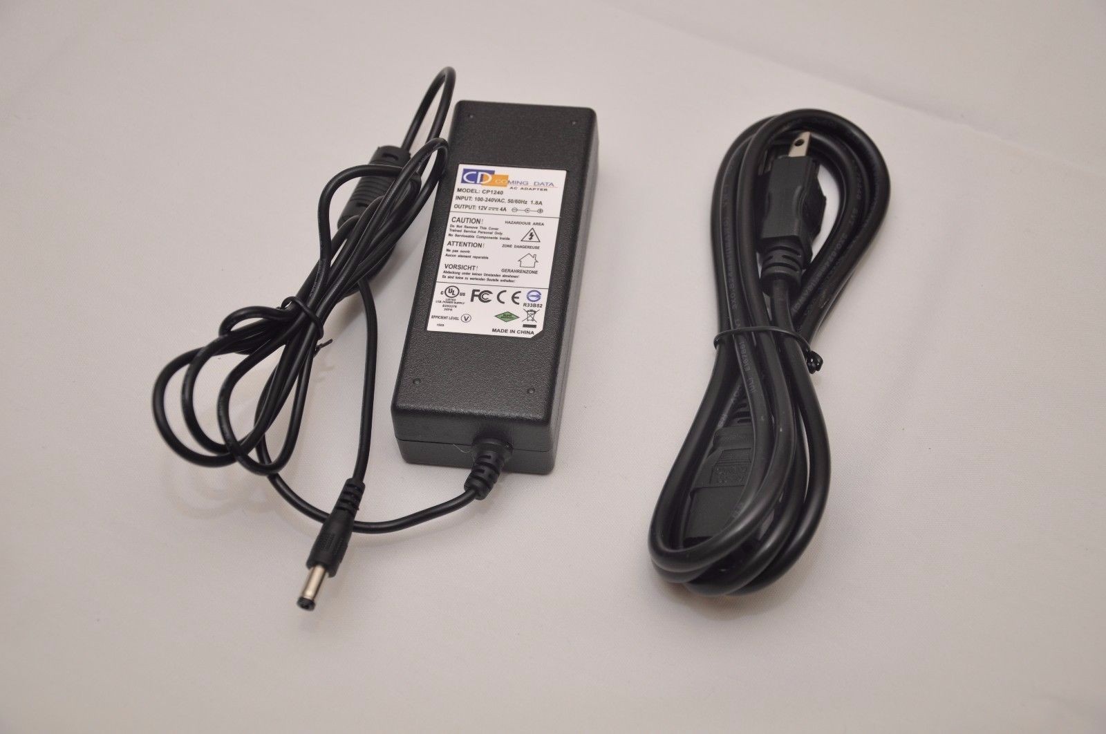 NEW ORIGINAL OEM 12V COMING DATA CP1240 AC ADAPTER CORD POWER SUPPLY 