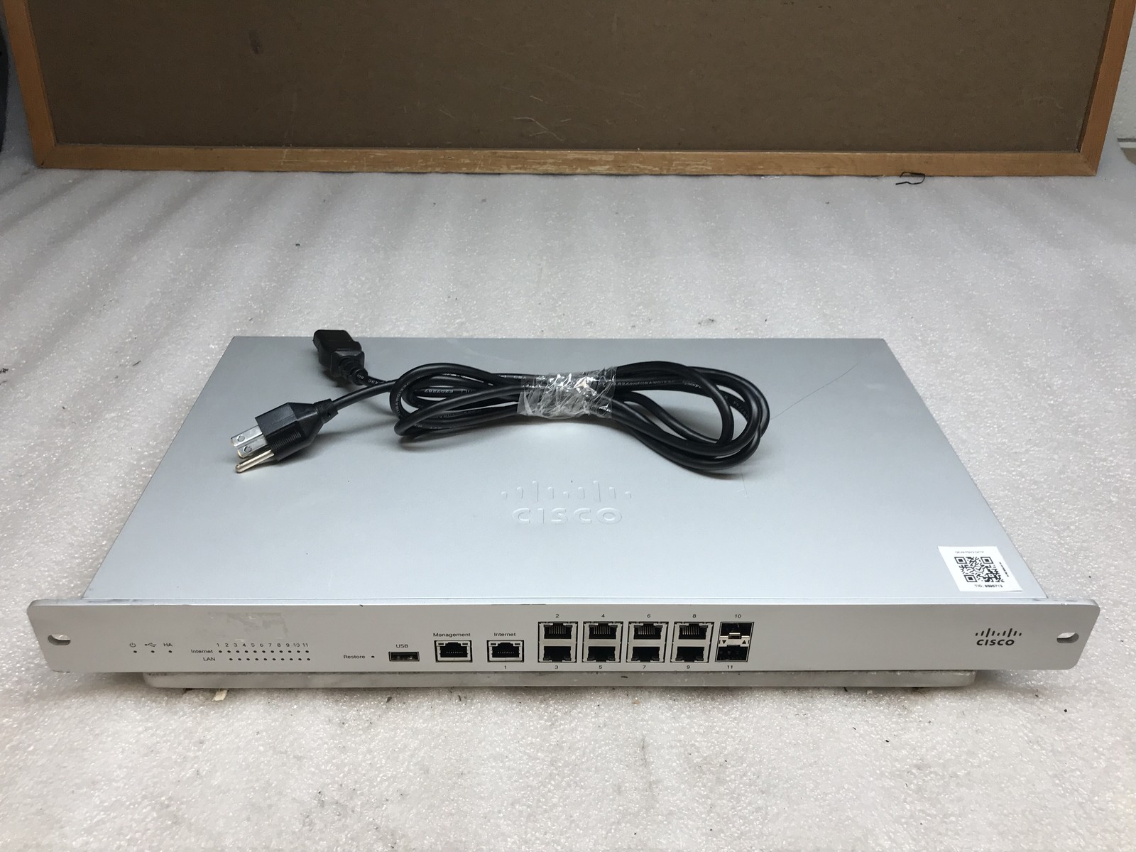 Cisco Meraki MX100 8-Port Cloud Managed Security Appliance Unclaimed MX100-HW
