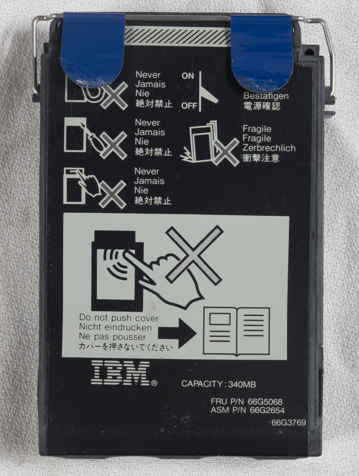 IBM ThinkPad 750 755 355 360 340MB hard drive tested to boot OS/2 2.1 66G5068