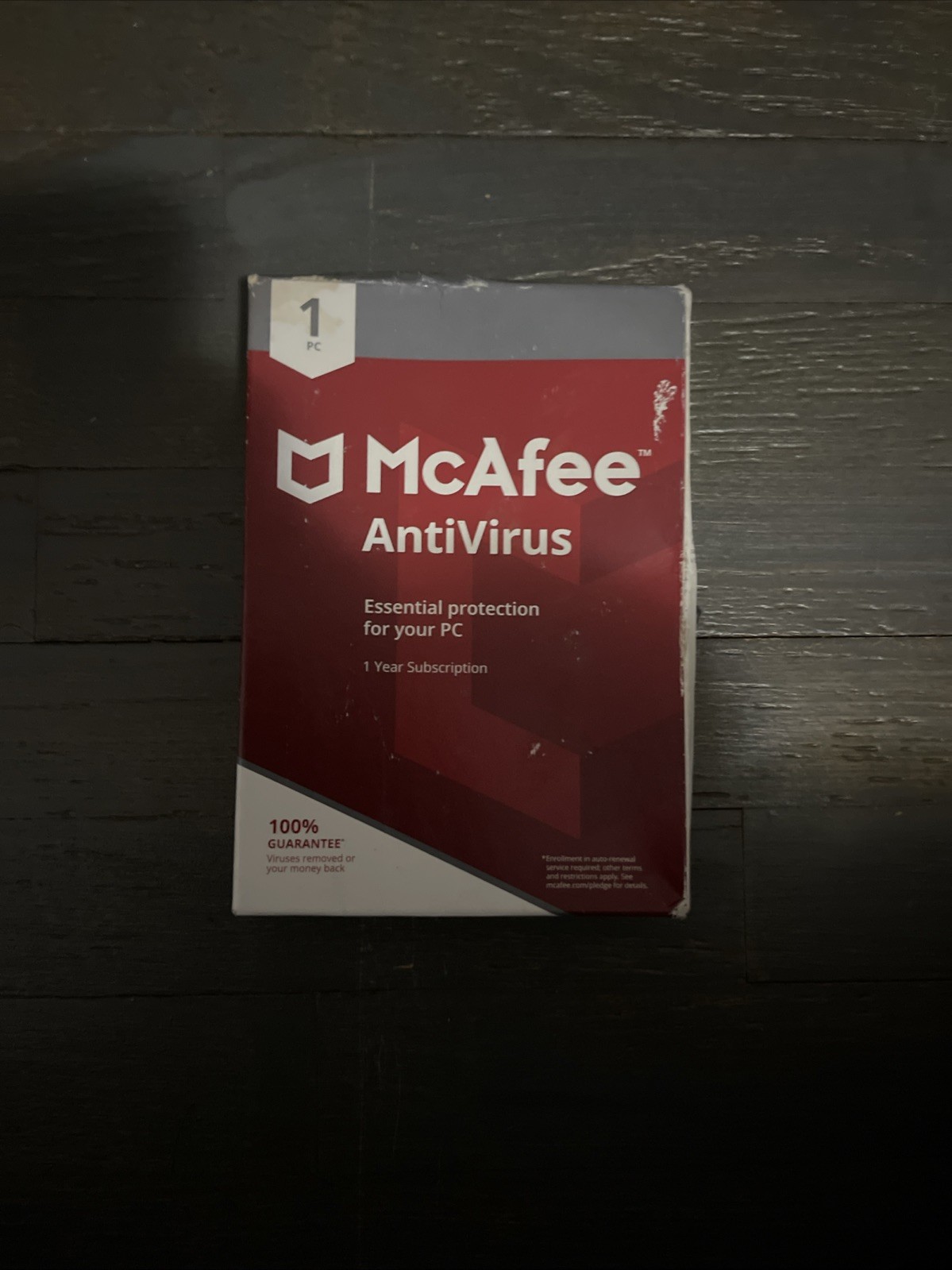 McAfee Antivirus Protection for Your PC, 1-YR Subscription, Sealed