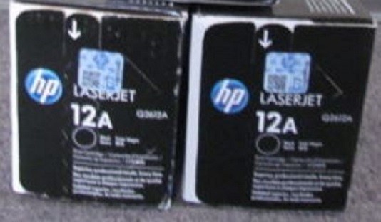 2 NEW Genuine HP Q2612A Toner Cartridge 12A OPEN BAG and NO BOX - Seal Intact