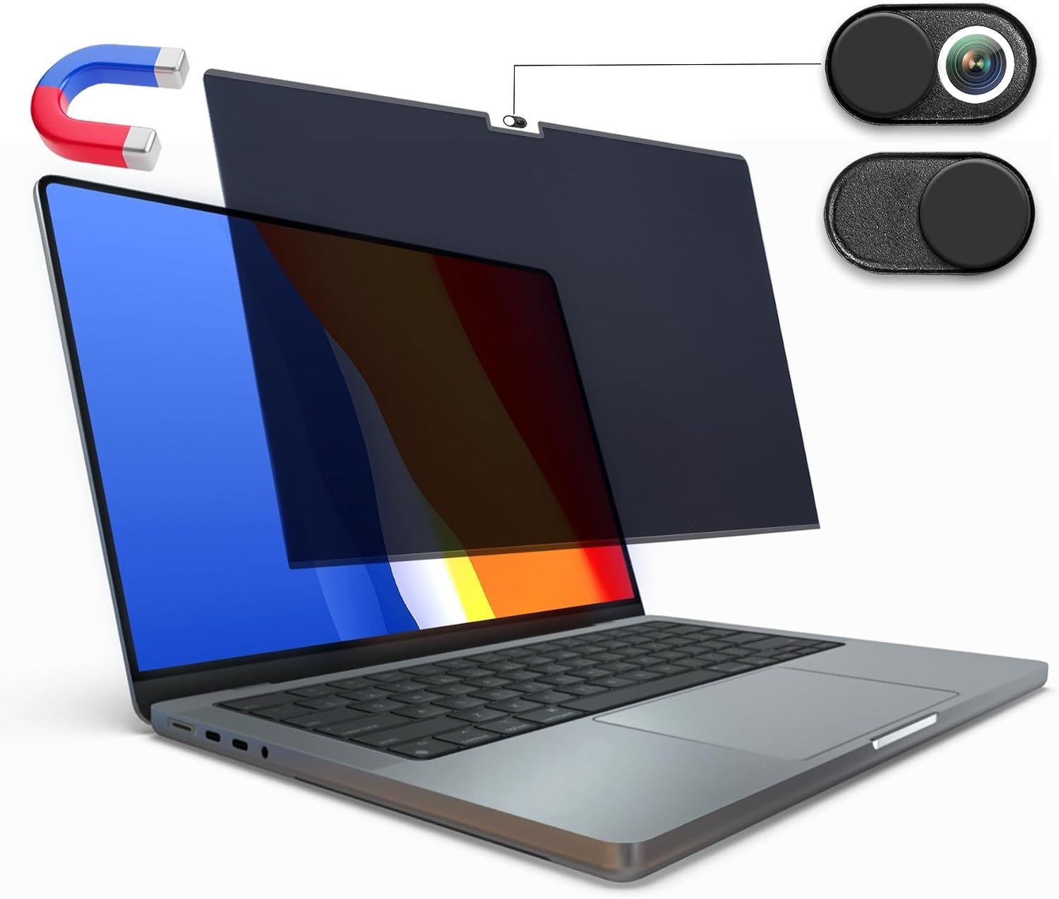 Magnetic Privacy Screen for MacBook Pro 14 inch (2021-2025 M1-M4 Max) Filter