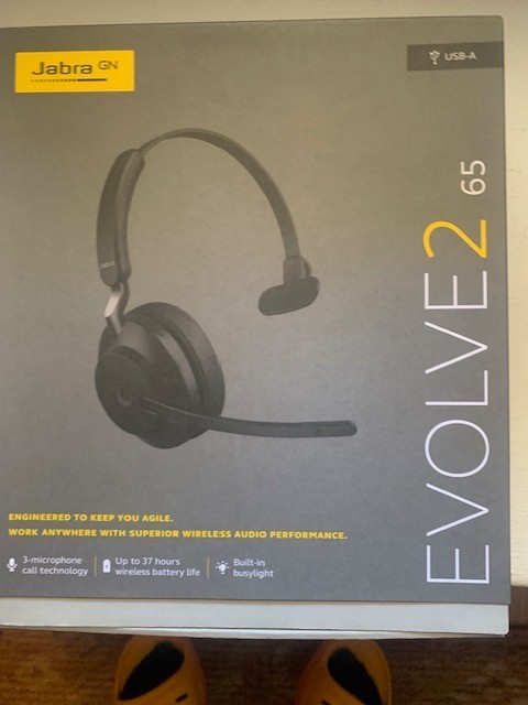NEW GENUINE OEM  Jabra Evolve2 65 Mono Wireless Headset 26599-899-999 (Black)tts