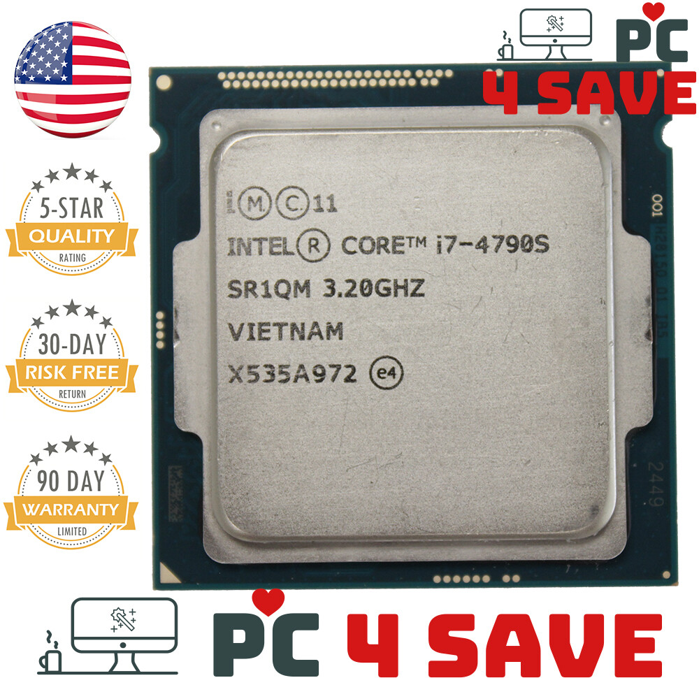Intel Core i7-4790S CPU SR1QM 3.20GHz 8MB Quad-Core LGA1150 Desktop Processor