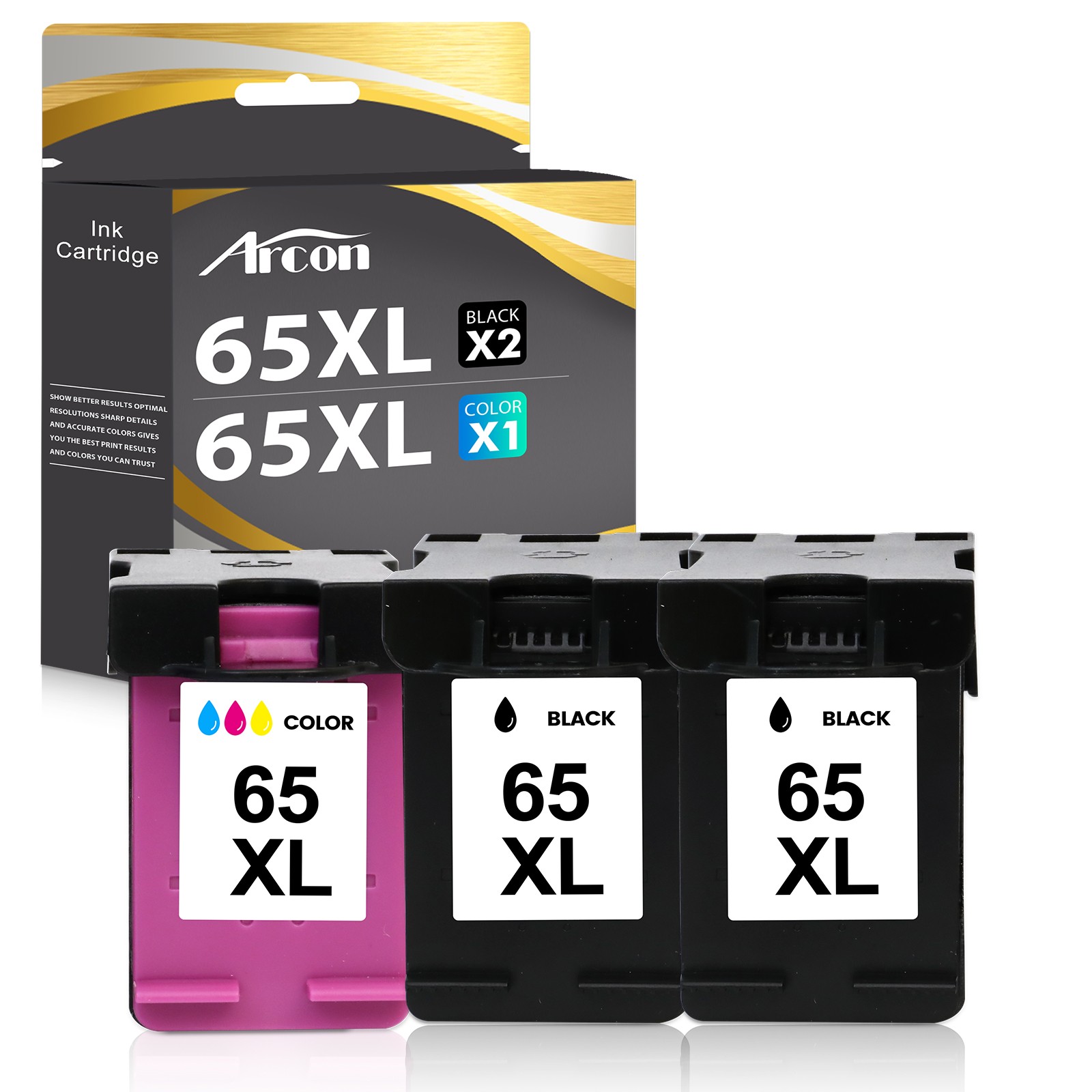 65 XL Ink Cartridge For HP 65XL ENVY 5010 5055 5058 Deskjet 2600 2652 3755 LOT