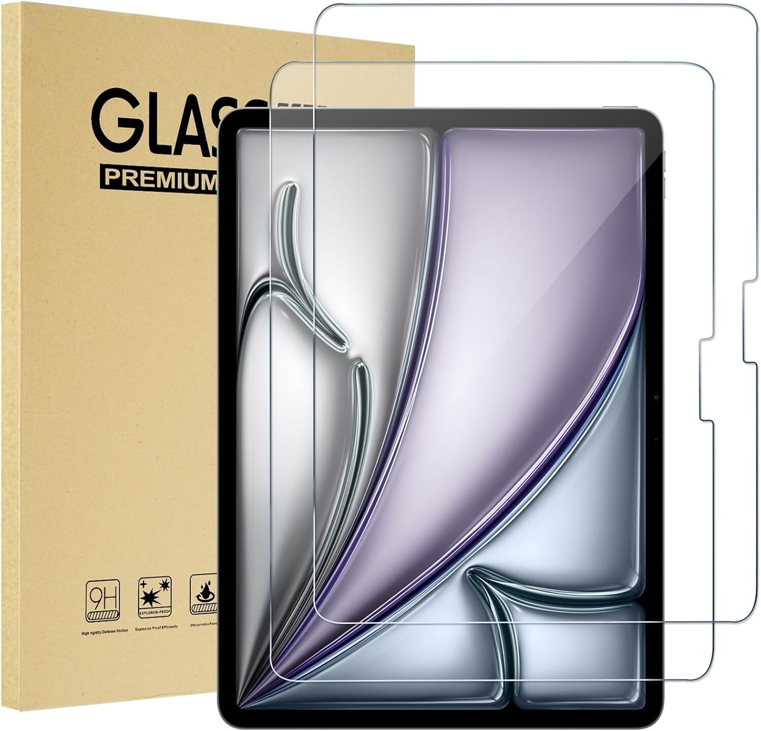 (2PCS) Tempered Glass For iPad Air 11-Inch M4/M3/M2 (2026/2025) Screen Protector