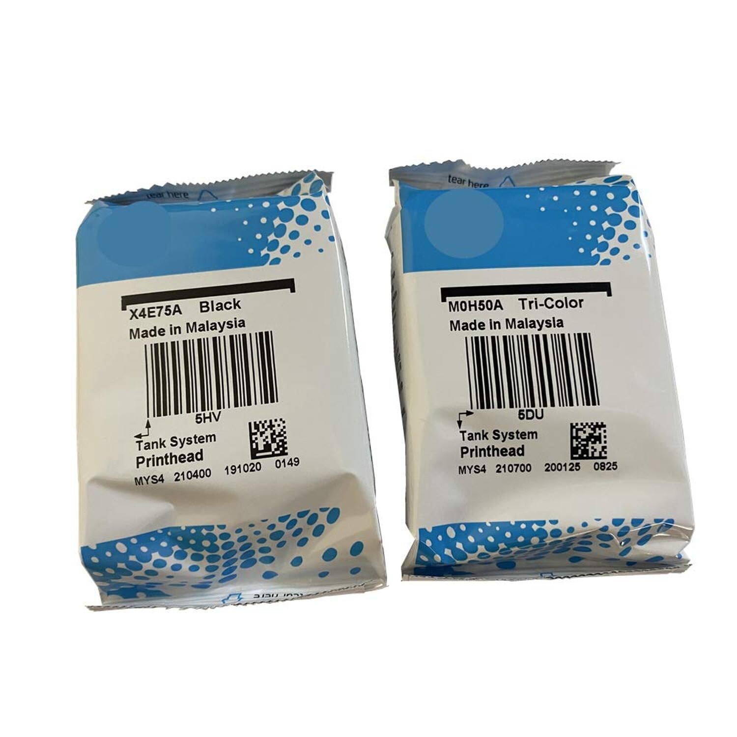A SET （Black & Tri-color） X4E75A M0H50AA print head GT53 printhead for HP 517...