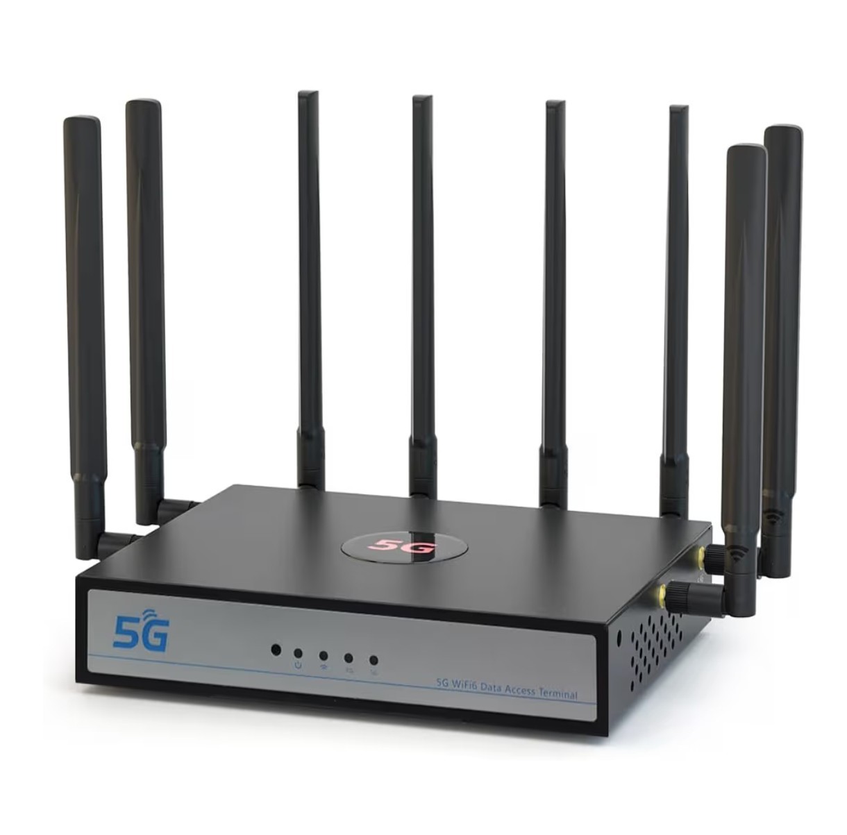 5G SIM Card Router CPE, WiFi 6 5G Cellular Modem Dual Band NSA SA- 1 Card Slot 