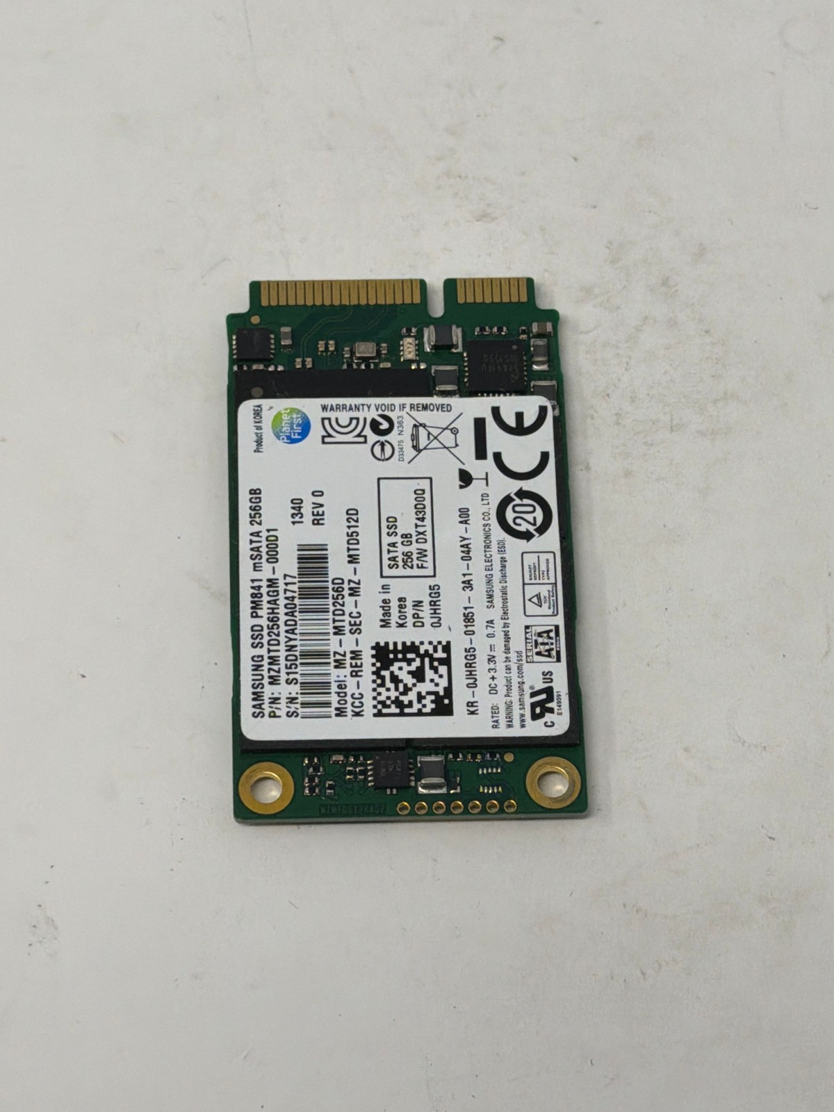 Samsung MZ-MTD250 256GB mSATA Grade B