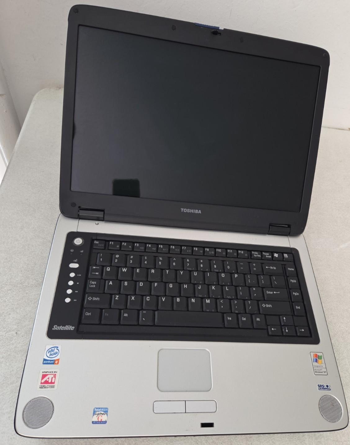 Toshiba Satellite A75-S2292 Laptop Notebook Intel Pentium 4, 512MB RAM, 60GB, XP