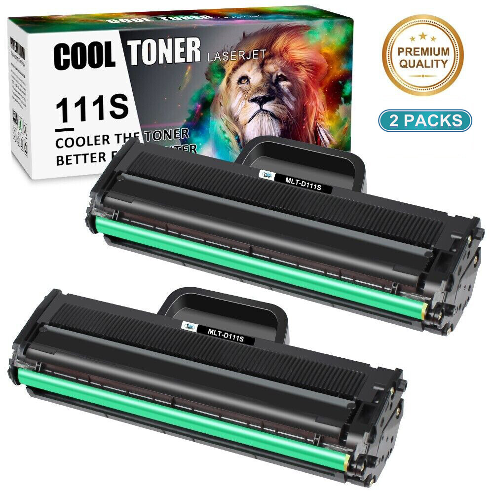 2 Pack MLT-D111S 111S Toner Cartridge For Samsung Xpress M2070FW M2070W  Printer