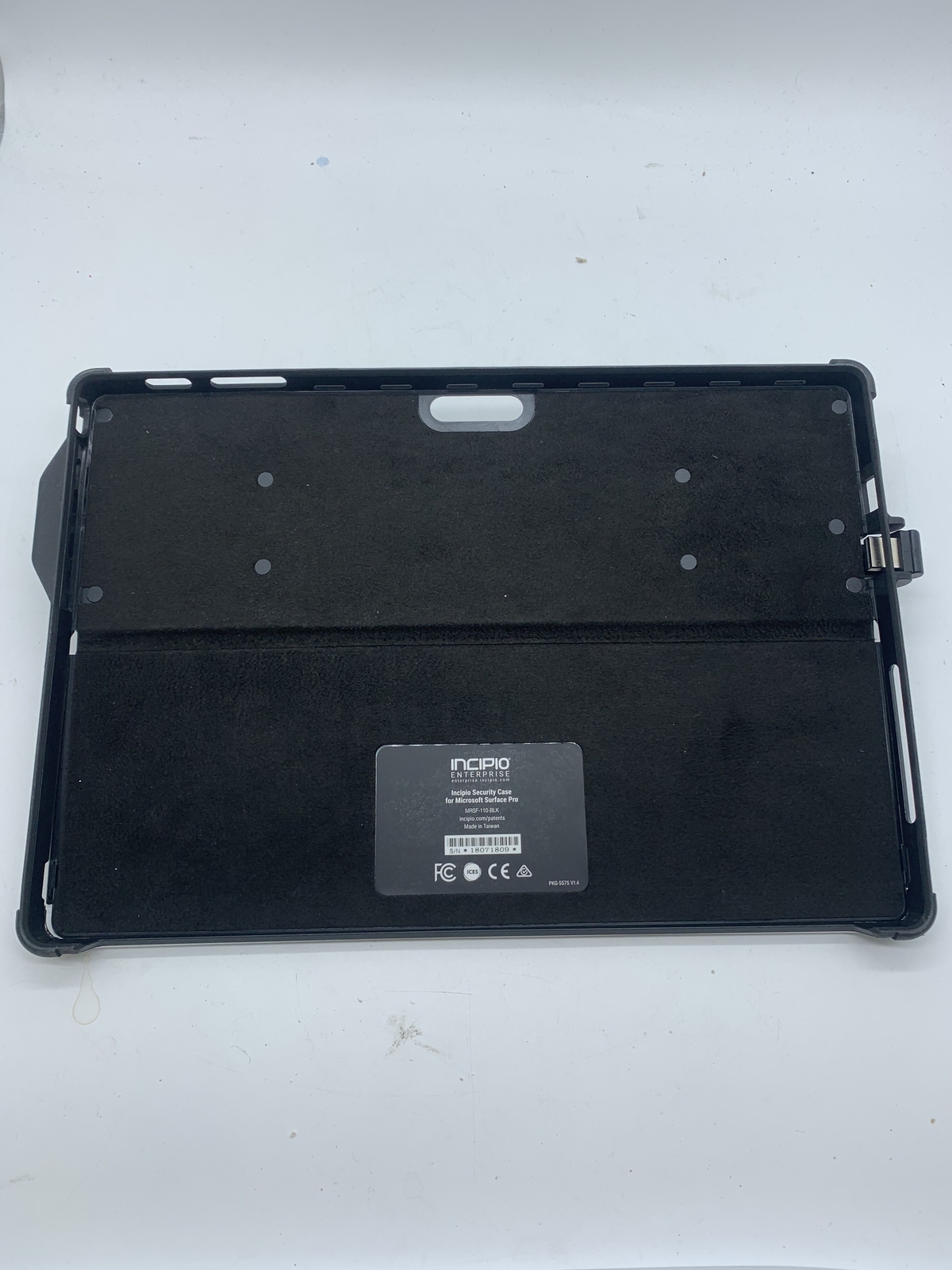 INCIPIO MRSF-110-BLK Microsoft Surface Pro Security Case w/ 