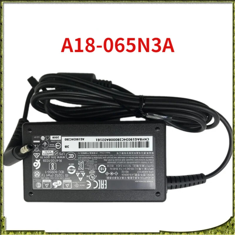 A18-065N3A Power Adapter 19V 3.42A 65W 3.0x1.0mm A065R178P for ACER Laptop