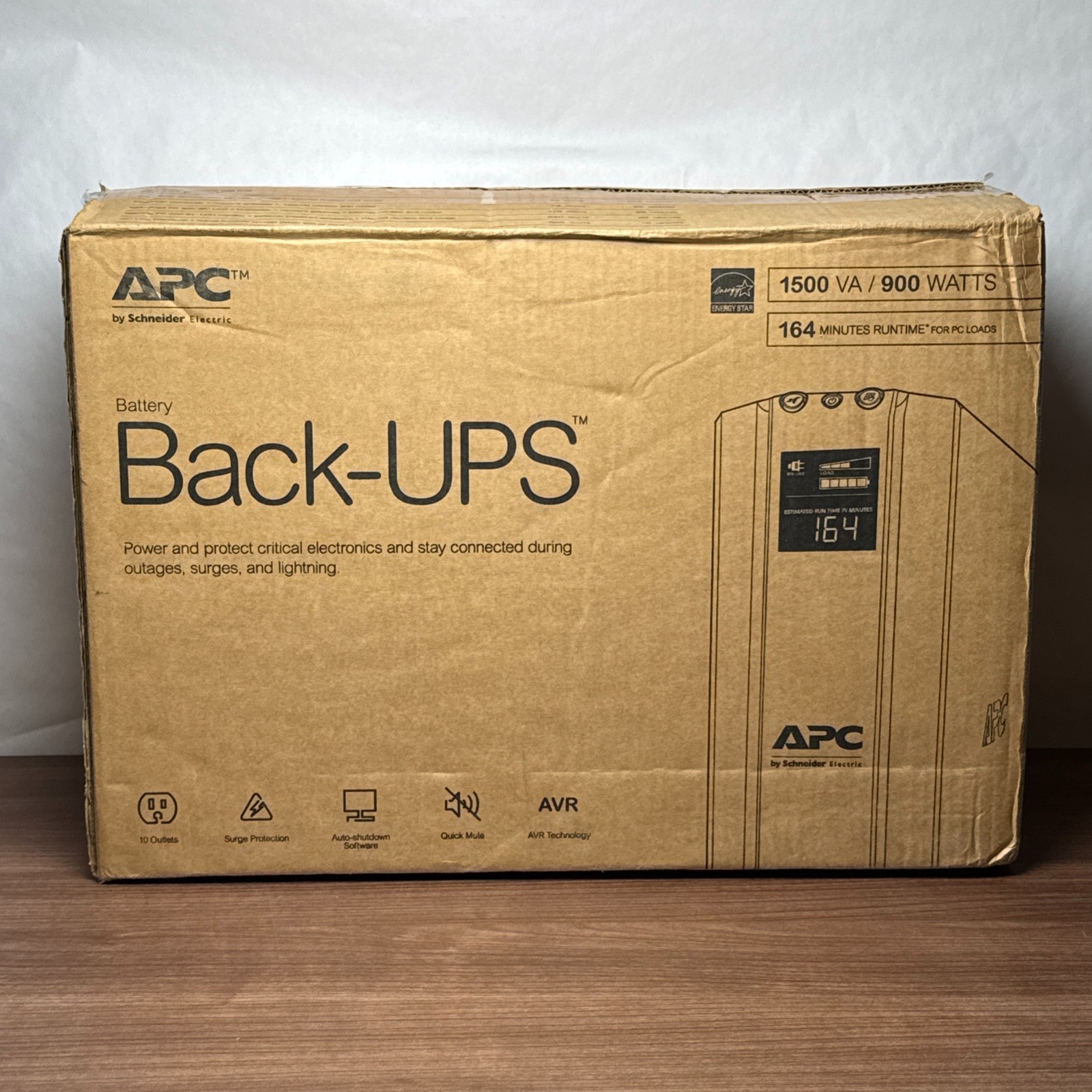 APC BX1500M Back-UPS Pro 1500VA 900 Watts 10 Out Uninterruptible Power Supply