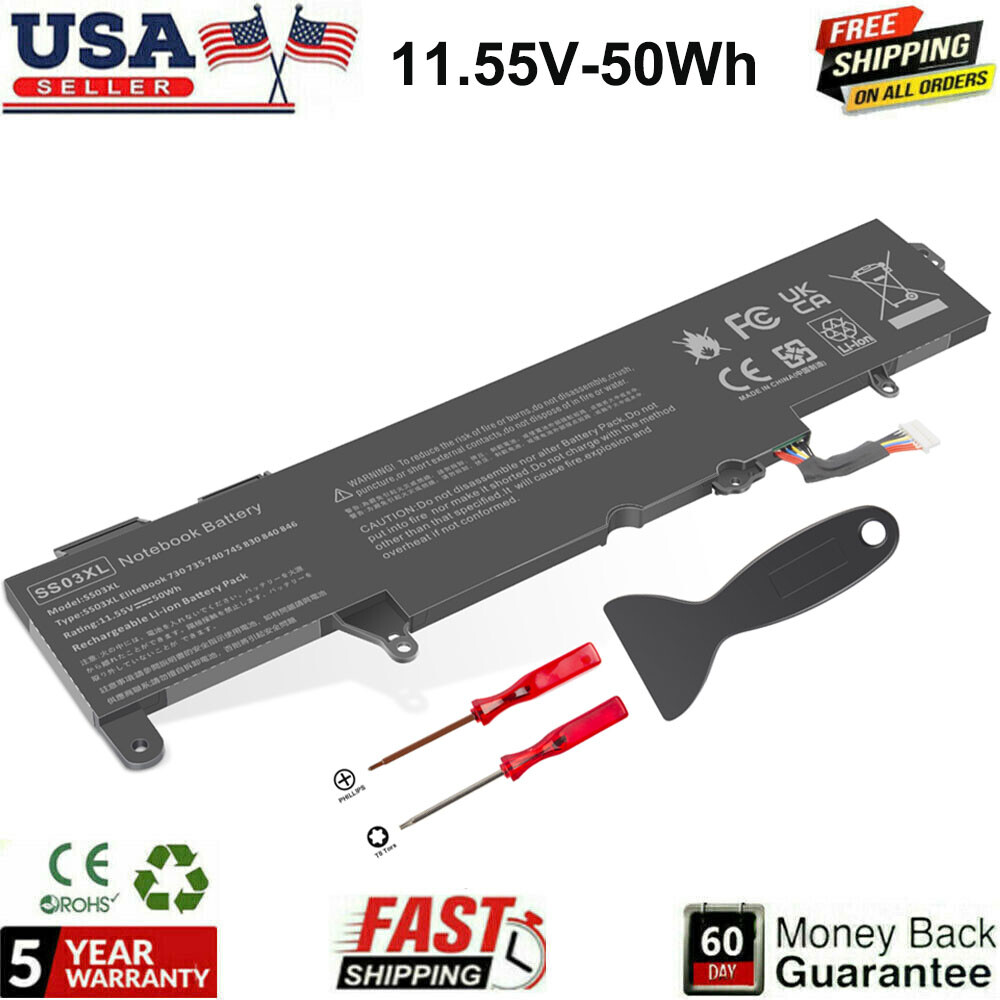 Lot SS03XL Battery For HP EliteBook 840 G5 G6 730 735 740 745 830 836 933321-855