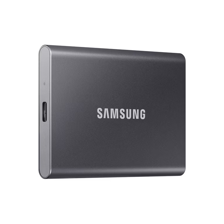 Samsung T7 2TB Portable External SSD 1050MB/s USB-C Titan Gray MU-PC2T0T