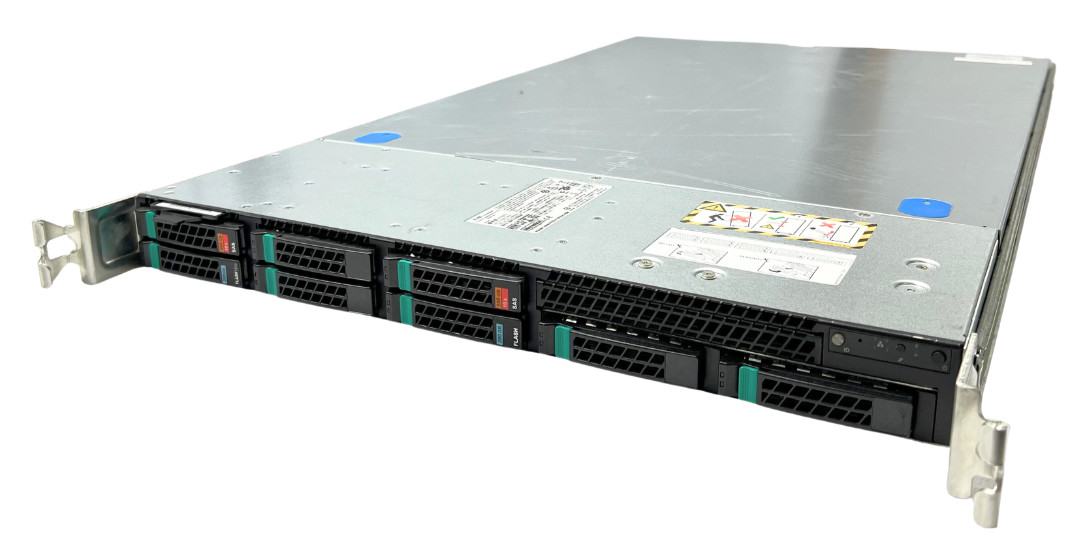 EMC KYBFP 8SFF Server - 2x Xeon E5-2658v2, 2x 200GB SSD, 2x 900GB HDD, 2x PSU