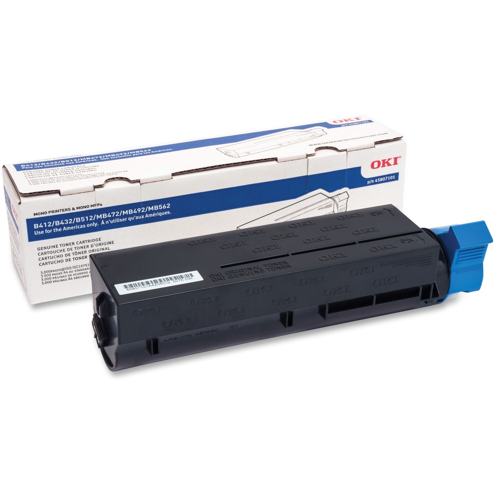 Oki Toner Cartridge - Led - 3000 Page (45807101)