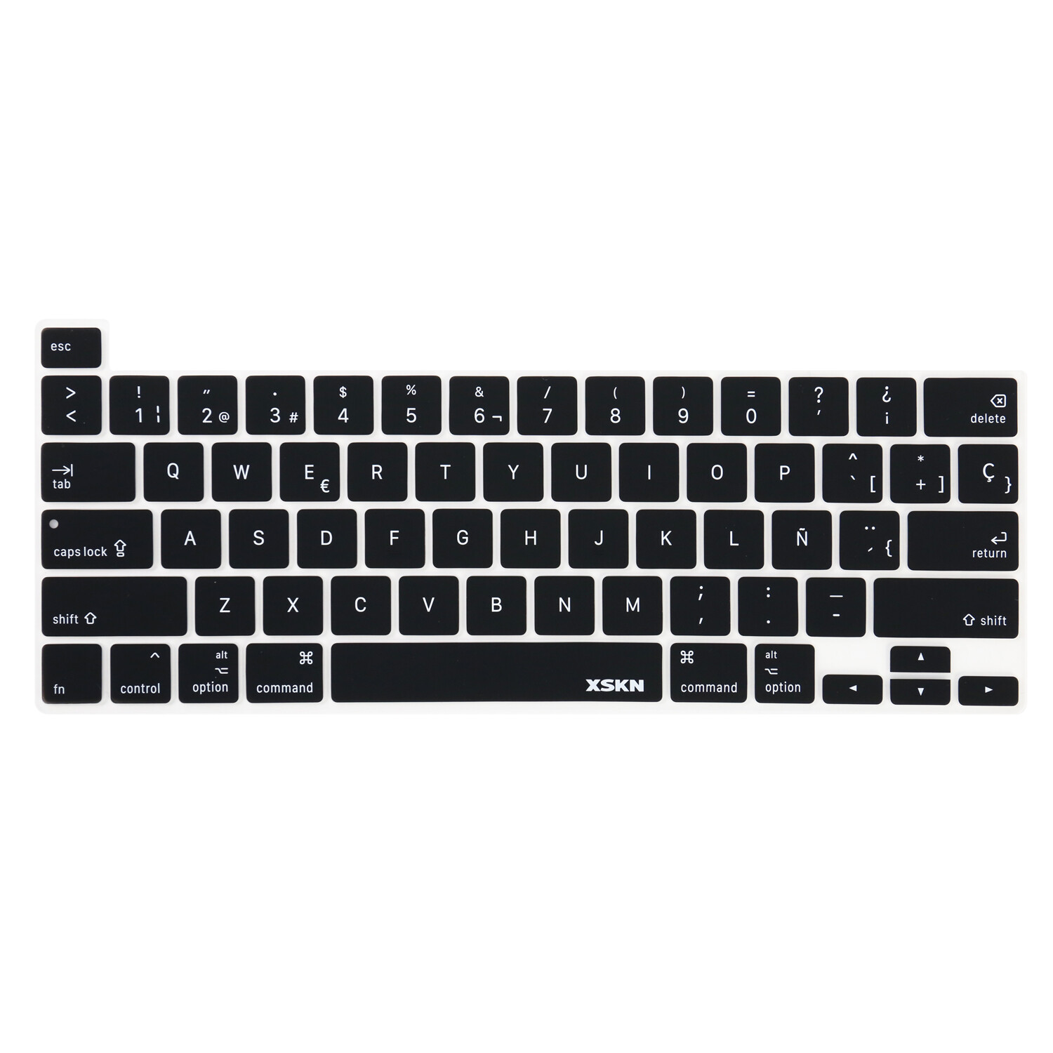 XSKN Spanish Silicone Keyboard Cover Skin for Macbook Pro 13.3/16 inch Touch Bar