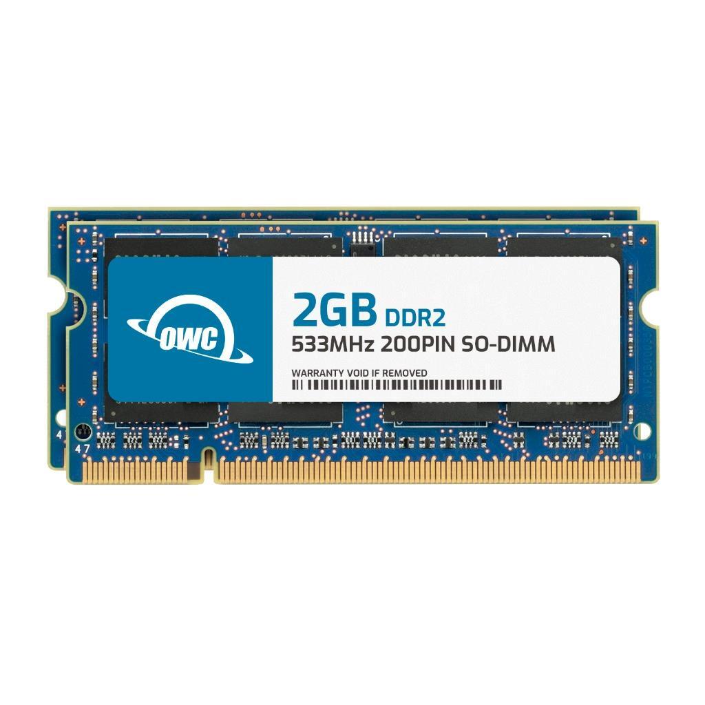 OWC 4GB (2x2GB) DDR2 533MHz 2Rx8 Non-ECC SODIMM 200pin Memory RAM