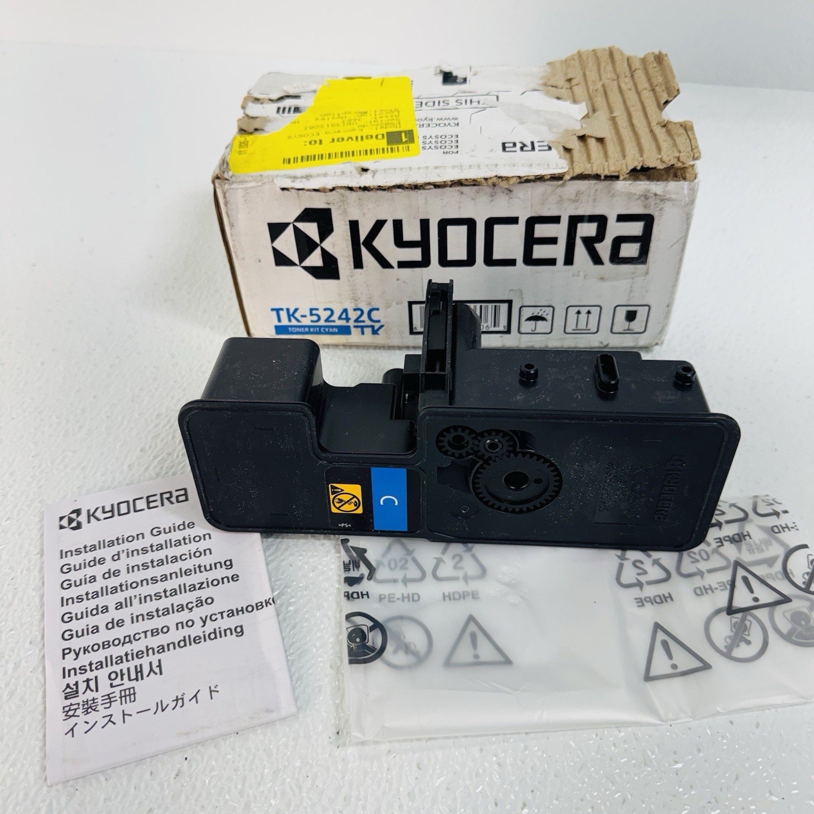 Kyocera Mita TK-5242C Genuine Cyan Toner Cartridge