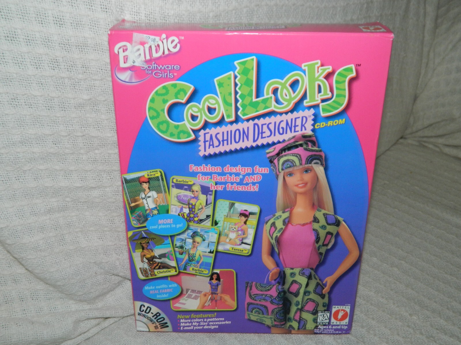 Barbie Cool Looks Fashion Designer for PC BOX ONLY *NO GAME* *READ*