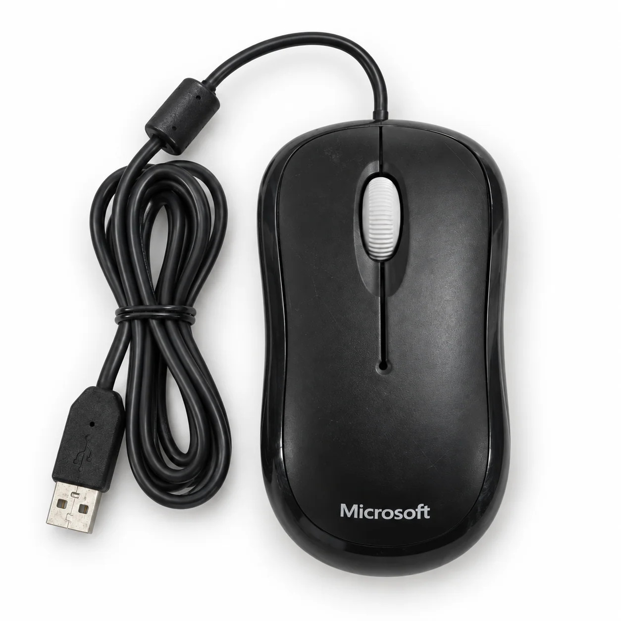 Microsoft Basic Optical Mouse v2.0 Wired USB 800 DPI Black - Model 1113