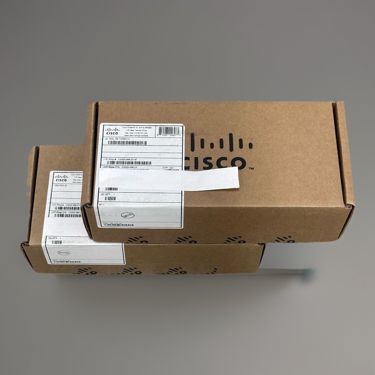 (LOT of 2) NEW Cisco MERAKI C9300-NM-2Y-M network module GENUINE SEALED Free S/H
