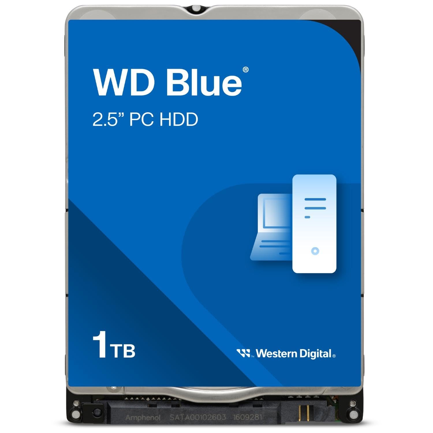 WD Blue 1TB Mobile Hard Disk Drive - 5400 RPM SATA 6 Gb/s 128MB Cache 2.5 Inch -