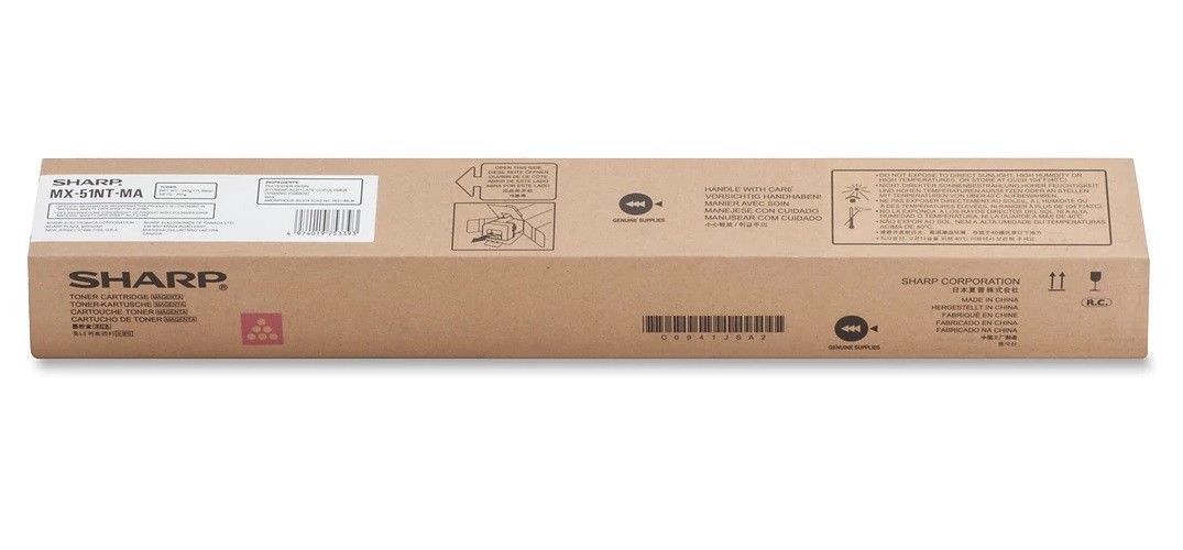 New  Sharp MX-51NTMA Magenta Toner Cartridge MX-51NT-MA, MX51NTMA