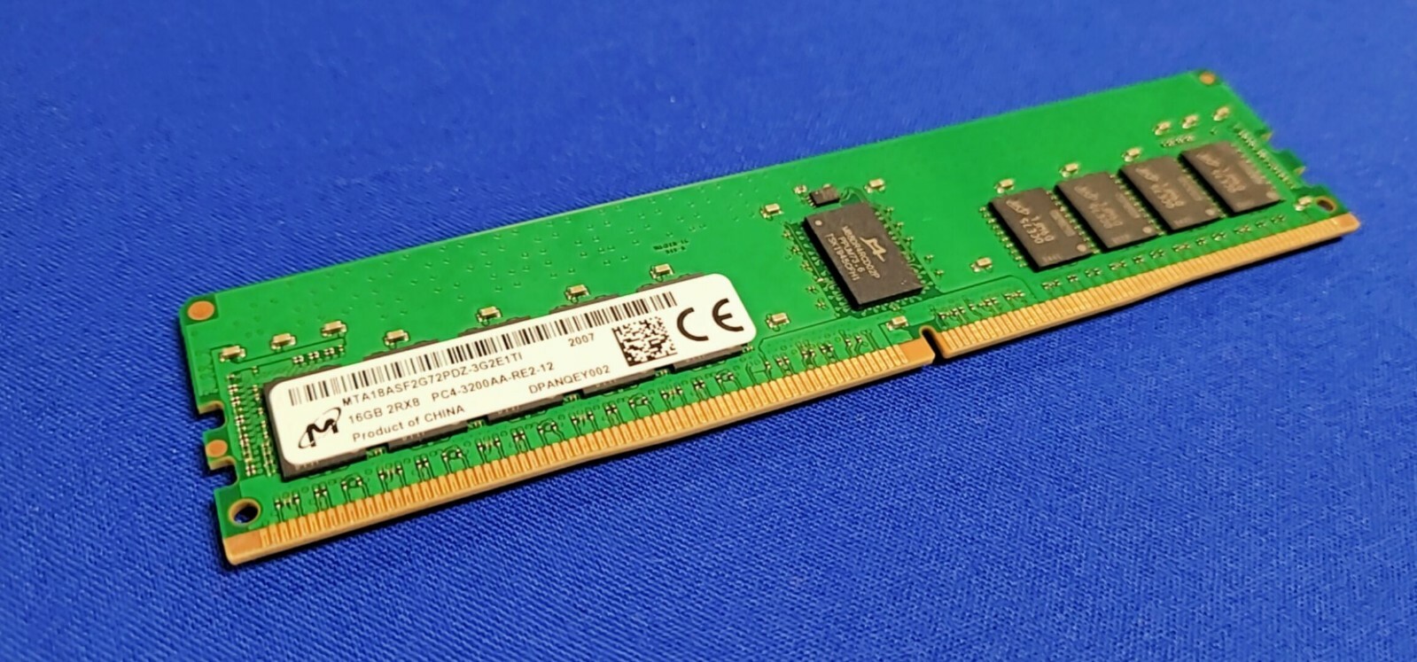 MTA18ASF2G72PDZ-3G2E1 MICRON 16GB (1X16GB) 2RX8 PC4-3200AA MEMORY