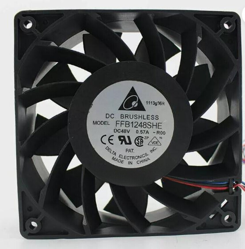 1PC For DELTA FFB1248SHE 12038 48V 0.57A cooling fan