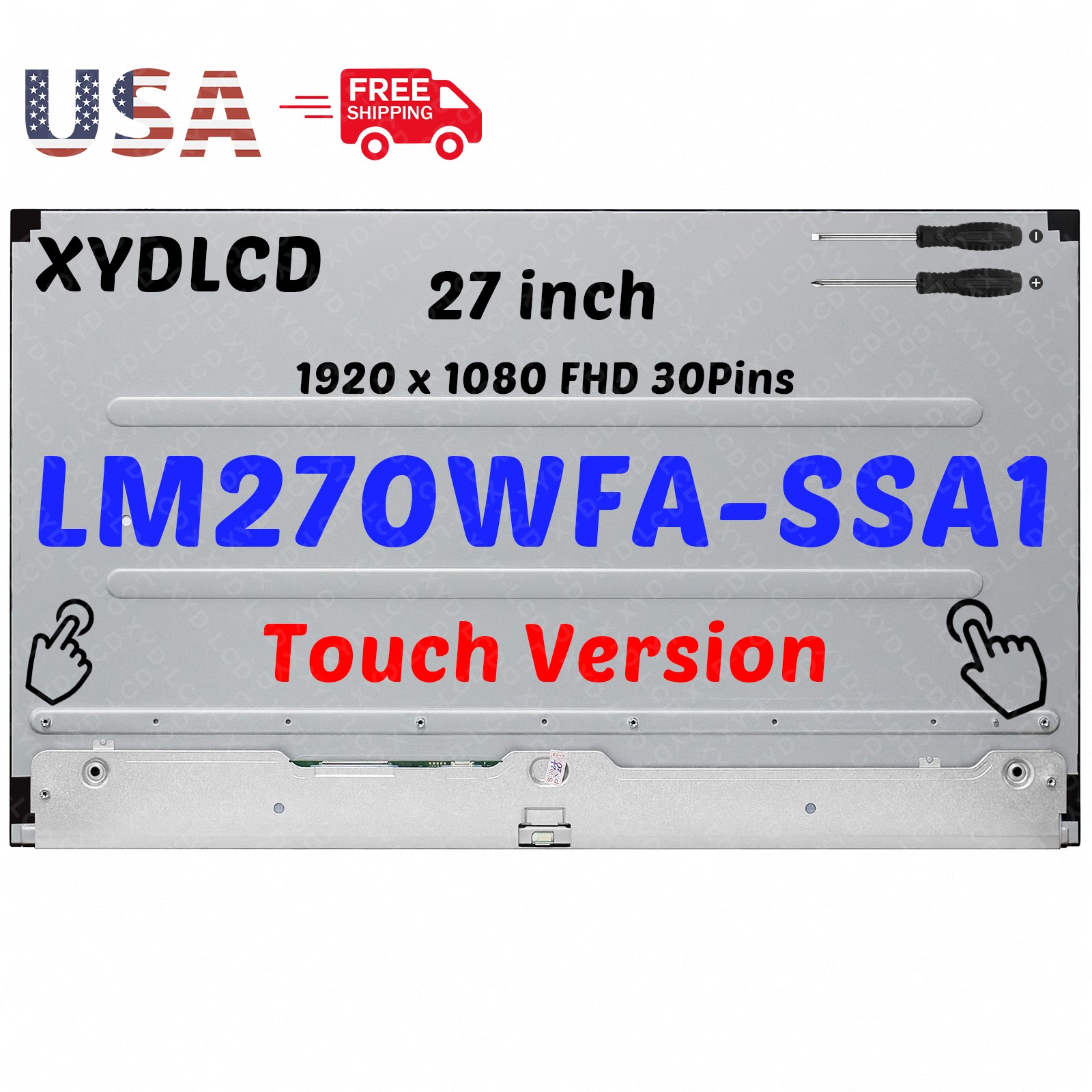 27" for HP 27-D0255XT All-in-One Borderless LCD Screen Display Panel Replacement