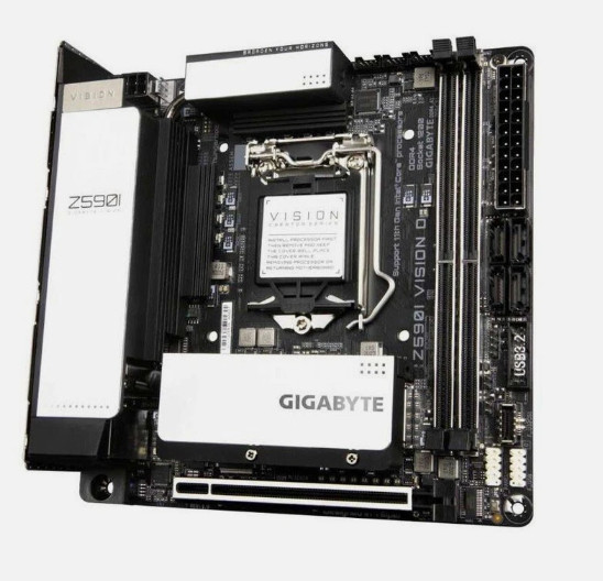 Gigabyte Z590I VISION D Mini-ITX LGA1200 DDR4 PCIe4.0 M.2 Thunderbolt4 WiFi6