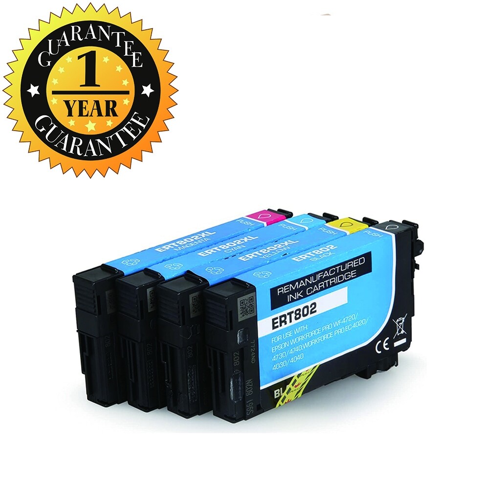 Generic 802XL T802XL Ink Cartridge For Epson WorkForce EC-4020 4030 WF-4720 4730