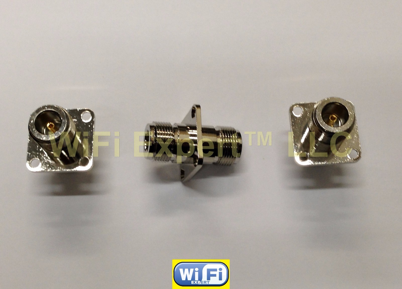 N Female to N Female type jack in series flange mount RF Adapter Connector USA