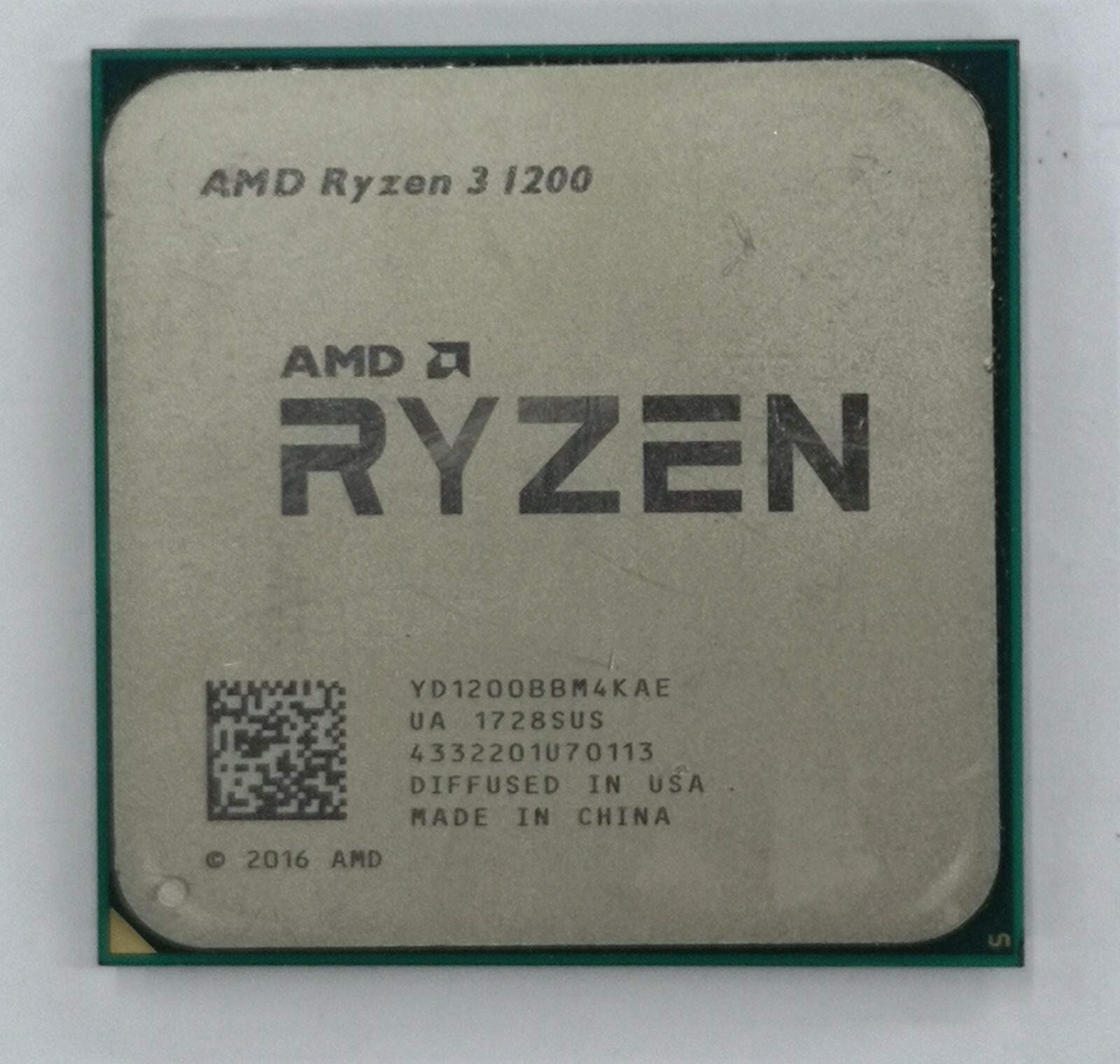 AMD R3 Ryzen 3 1200 Desktop Processor Socket AM4 YD1200BBM4KAE Quad-core 65W TDP