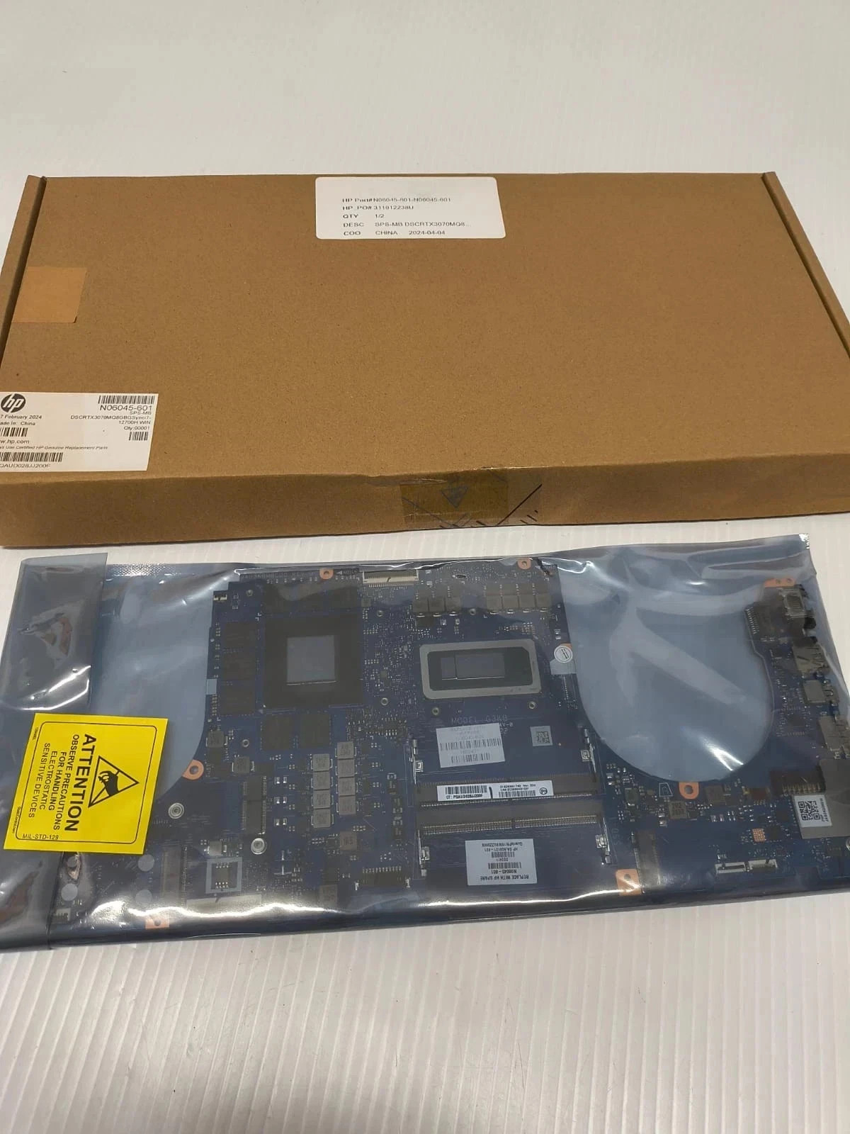 HP N06045-601 SPS-MB DSCRTX3070 12700H WIN OPEN BOX 