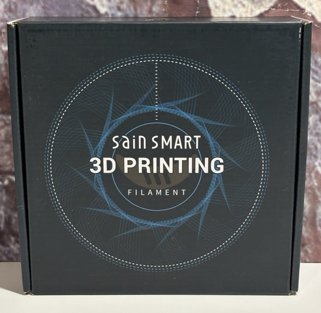 SainSmart Pro 3 3D PETG Filament 1.75mm,1.0KG Black Opened in Box