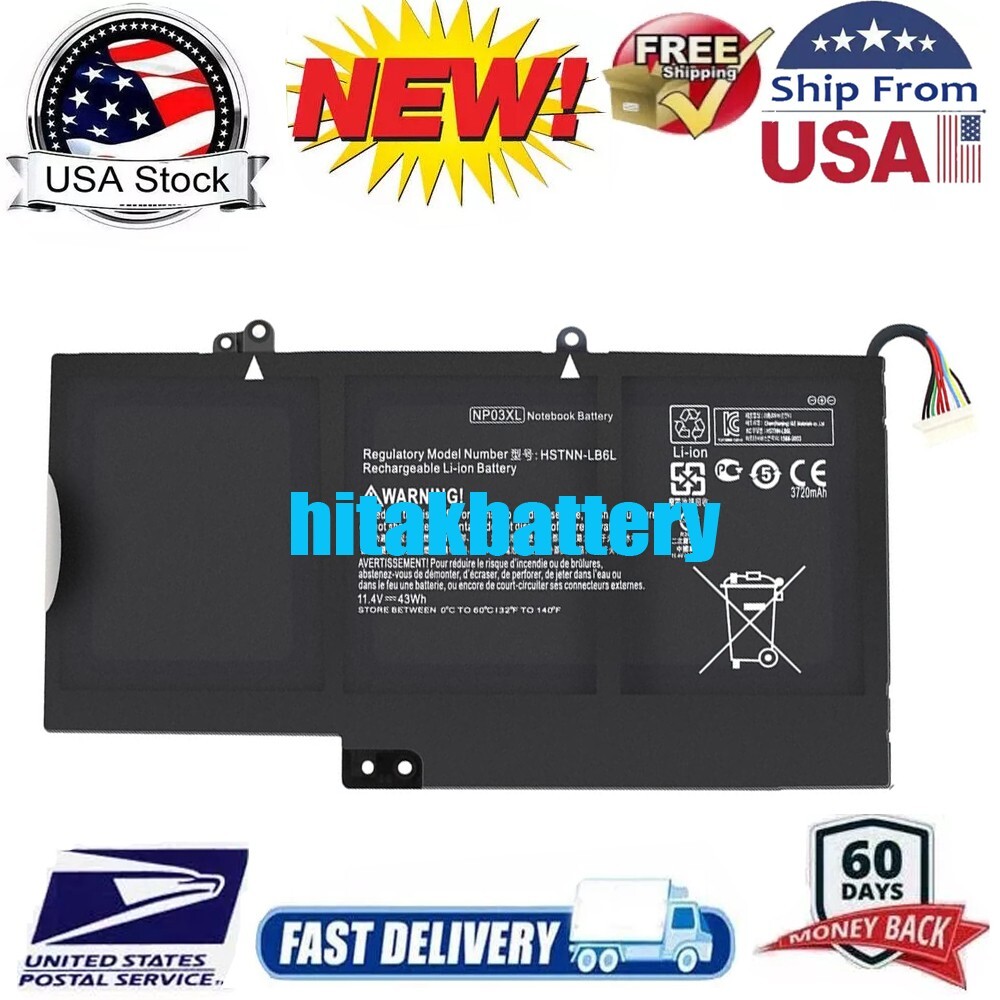 NP03XL Battery For HP Pavilion X360 13Z-A000 13-A317CL laptop 4-cells 11.4V 43Wh