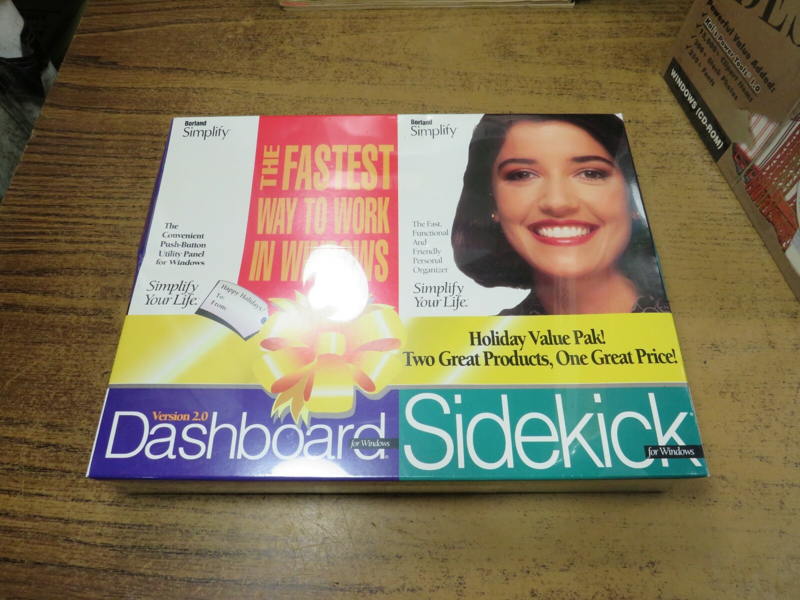 Borland Simplify Version 2.0 Dashboard & Sidekick for Windows Sealed Vintage 3.5
