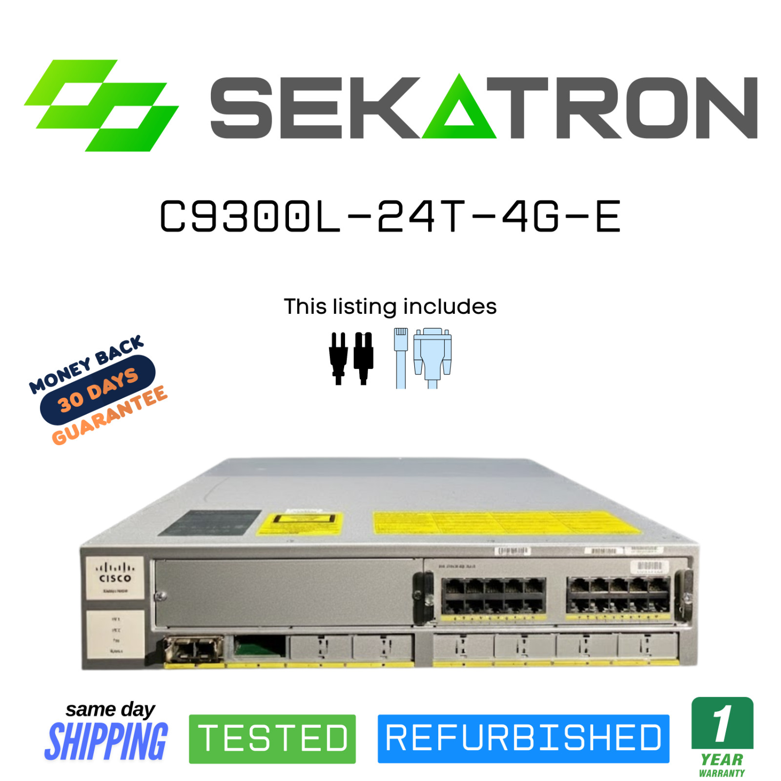 ⚙️ Cisco WS-C4900M • 8×10GbE + 40×1GbE Modular Layer 3 Switch Dual PSU ⚡FastShip